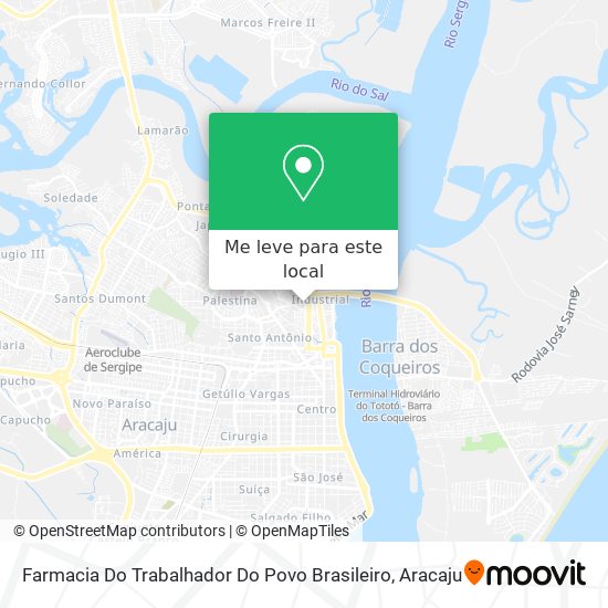 Farmacia Do Trabalhador Do Povo Brasileiro mapa