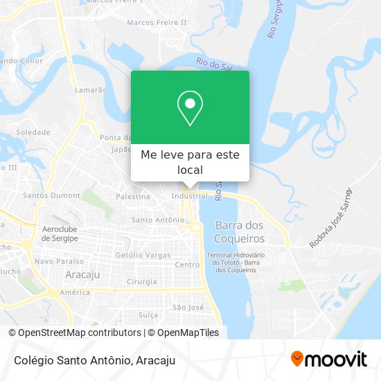 Colégio Santo Antônio mapa