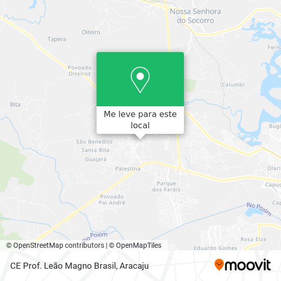 CE Prof. Leão Magno Brasil mapa