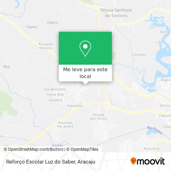 Reforço Escolar Luz do Saber mapa