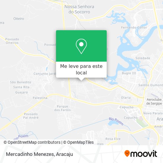 Mercadinho Menezes mapa