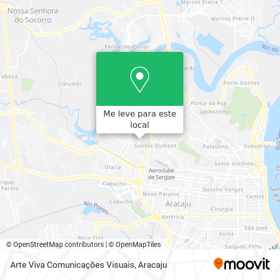 Arte Viva Comunicações Visuais mapa