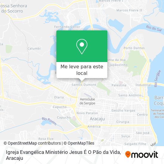 Igreja Evangélica Ministério Jesus É O Pão da Vida mapa