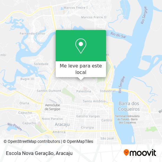 Escola Nova Geração mapa