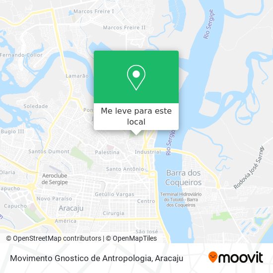 Movimento Gnostico de Antropologia mapa