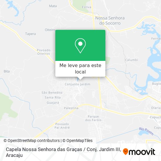 Capela Nossa Senhora das Graças / Conj. Jardim III mapa