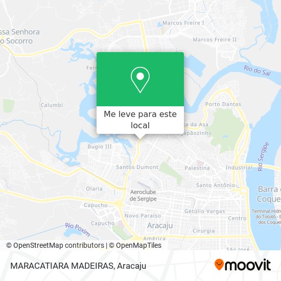 MARACATIARA MADEIRAS mapa