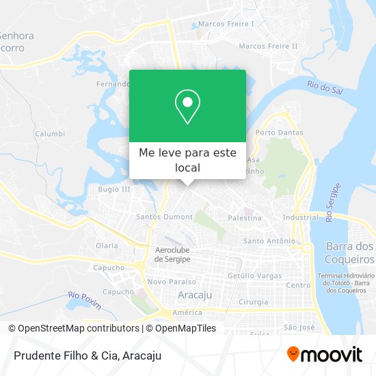 Prudente Filho & Cia mapa