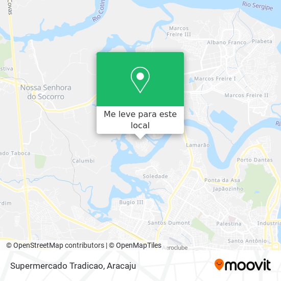 Supermercado Tradicao mapa