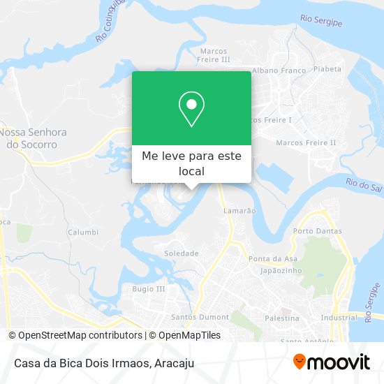 Casa da Bica Dois Irmaos mapa