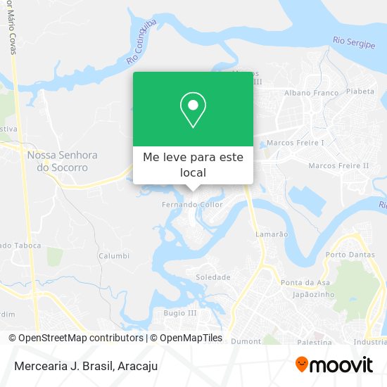 Mercearia J. Brasil mapa