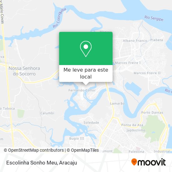 Escolinha Sonho Meu mapa