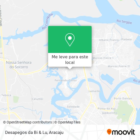 Desapegos da Bi & Lu mapa
