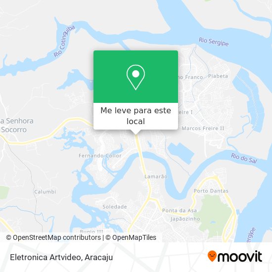 Eletronica Artvideo mapa