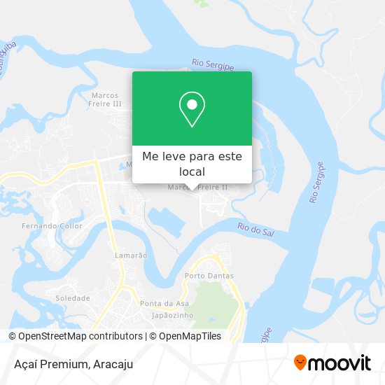 Açaí Premium mapa