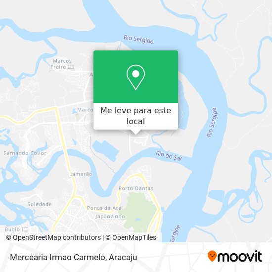 Mercearia Irmao Carmelo mapa