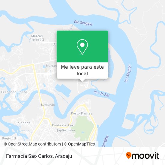 Farmacia Sao Carlos mapa