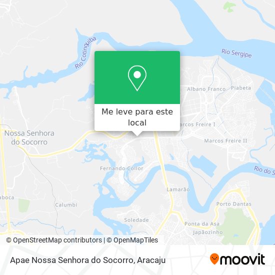 Apae Nossa Senhora do Socorro mapa