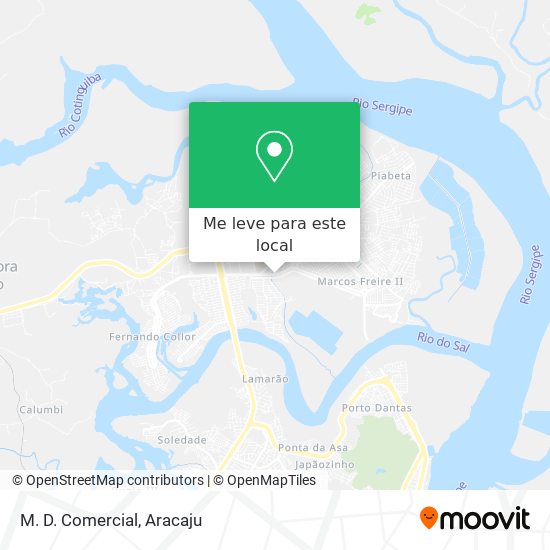 M. D. Comercial mapa