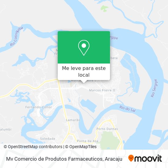 Mv Comercio de Produtos Farmaceuticos mapa