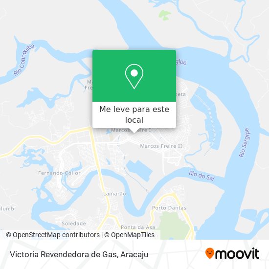 Victoria Revendedora de Gas mapa