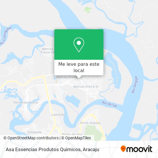 Asa Essencias Produtos Quimicos mapa