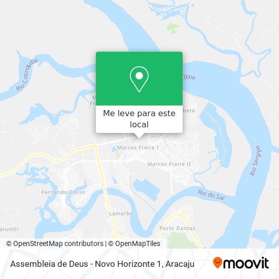 Assembleia de Deus - Novo Horizonte 1 mapa