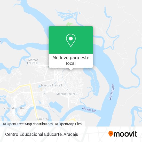 Centro Educacional Educarte mapa