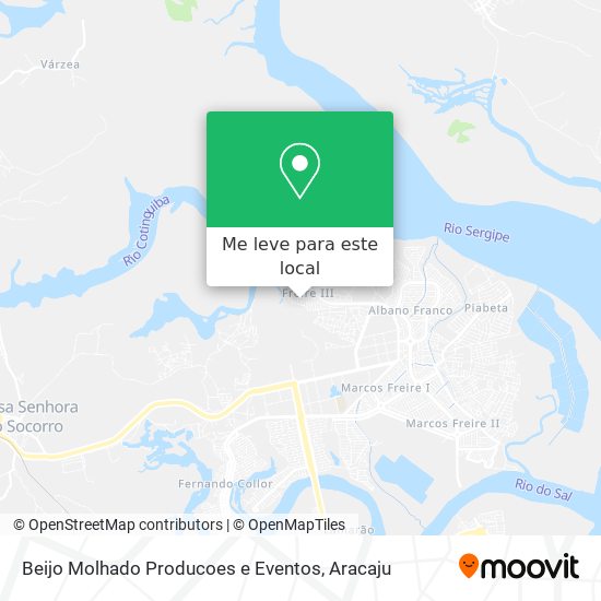 Beijo Molhado Producoes e Eventos mapa