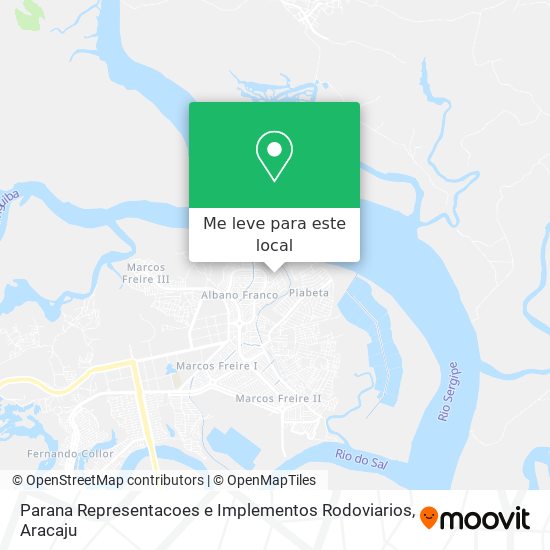 Parana Representacoes e Implementos Rodoviarios mapa