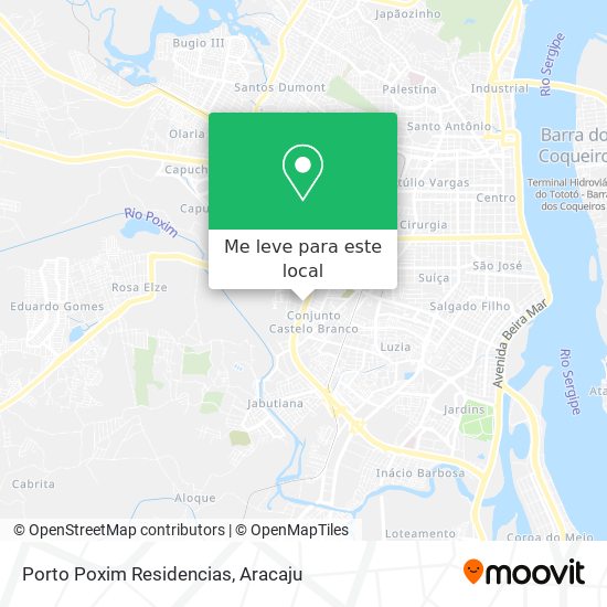 Porto Poxim Residencias mapa