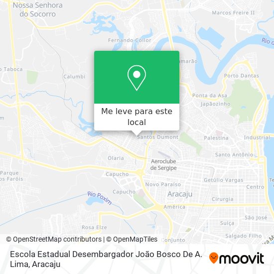 Escola Estadual Desembargador João Bosco De A. Lima mapa