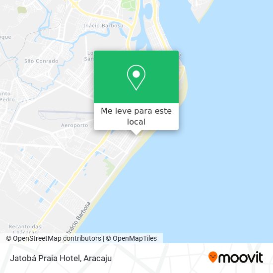 Jatobá Praia Hotel mapa