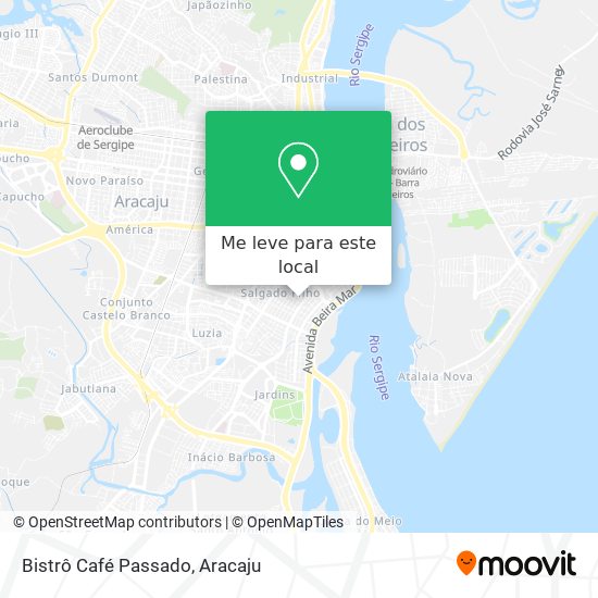Bistrô Café Passado mapa
