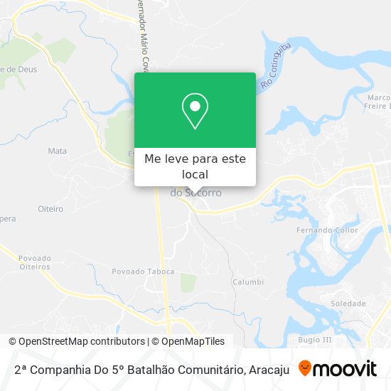 2ª Companhia Do 5º Batalhão Comunitário mapa