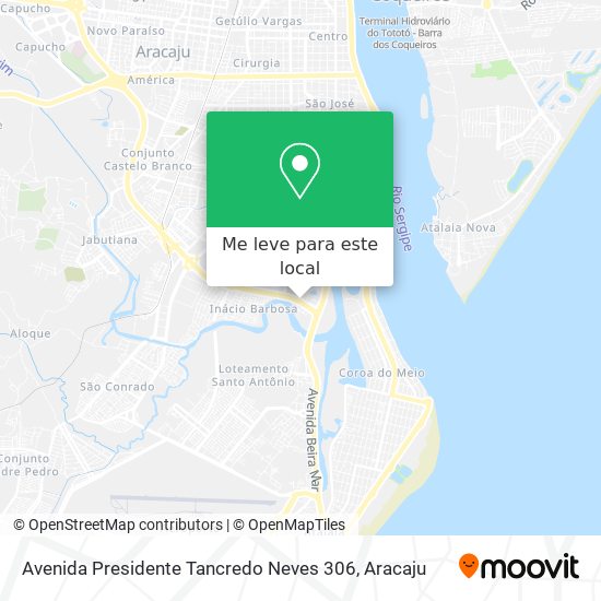 Avenida Presidente Tancredo Neves 306 mapa