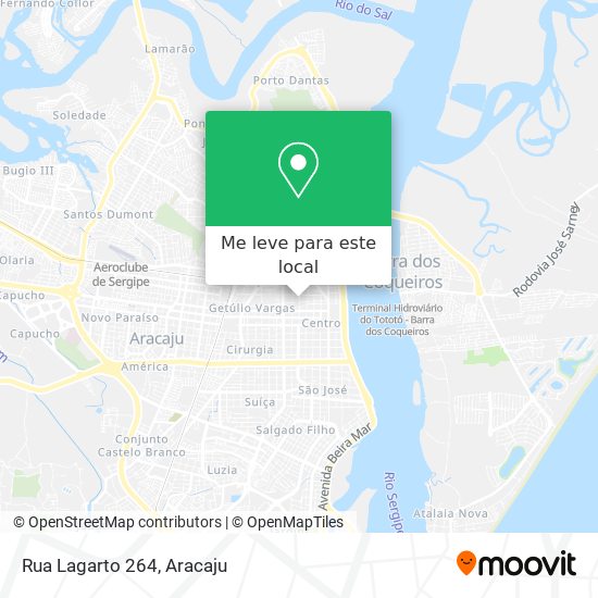 Rua Lagarto 264 mapa