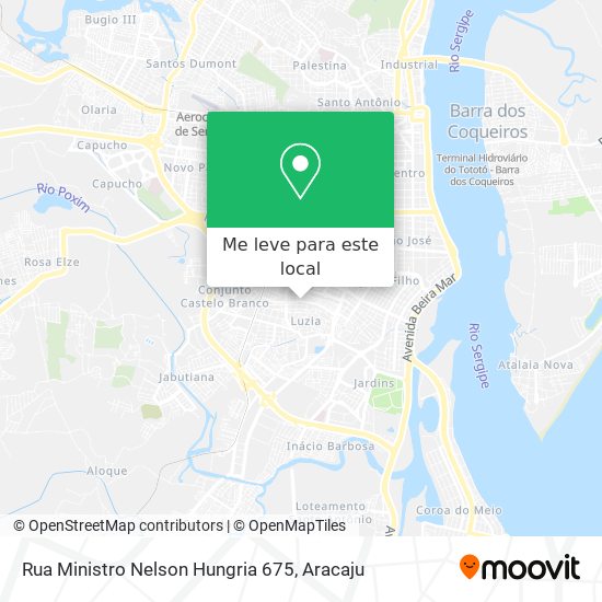 Rua Ministro Nelson Hungria 675 mapa