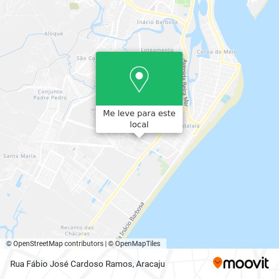 Rua Fábio José Cardoso Ramos mapa