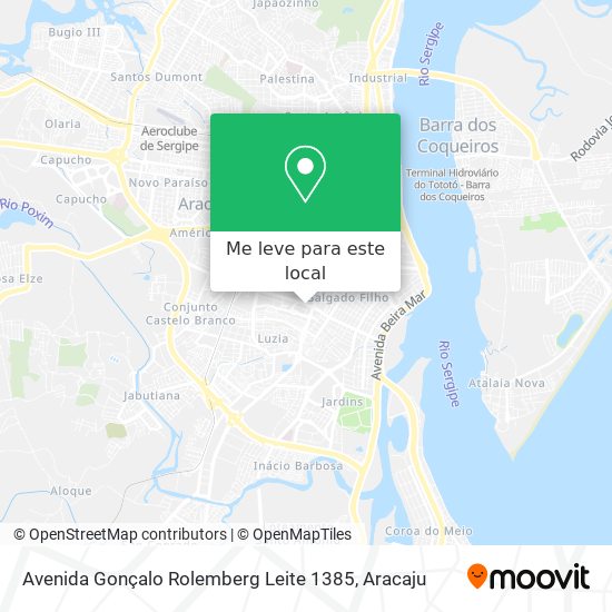 Avenida Gonçalo Rolemberg Leite 1385 mapa