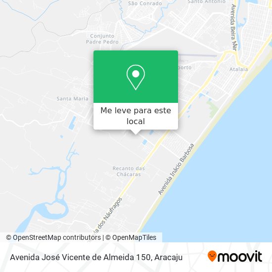 Avenida José Vicente de Almeida 150 mapa