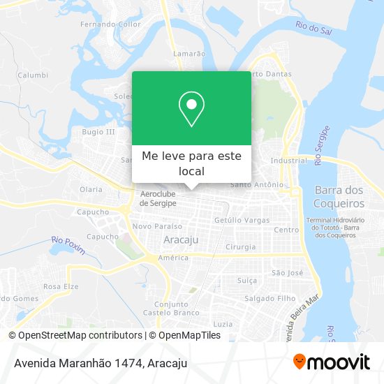 Avenida Maranhão 1474 mapa