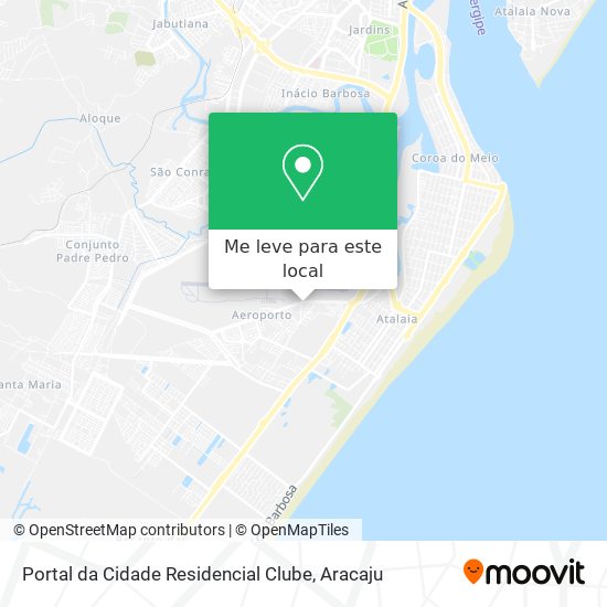 Portal da Cidade Residencial Clube mapa