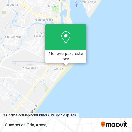 Quadras da Orla mapa