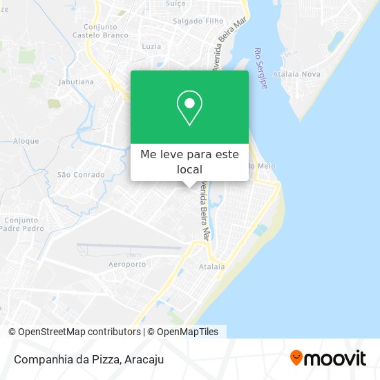 Companhia da Pizza mapa