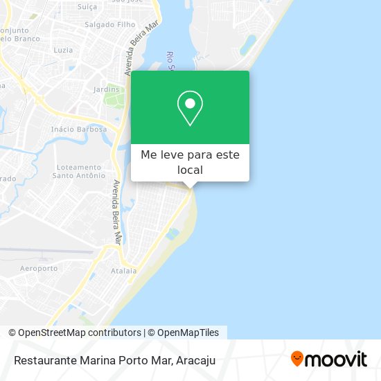Restaurante Marina Porto Mar mapa