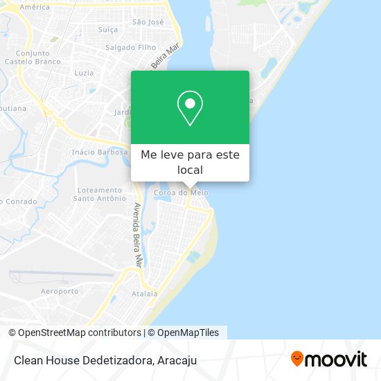 Clean House Dedetizadora mapa