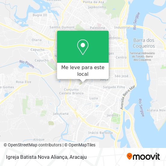 Igreja Batista Nova Aliança mapa