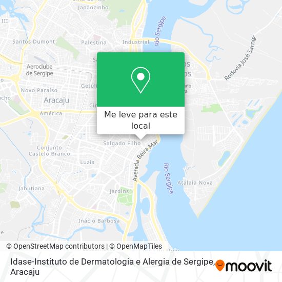 Idase-Instituto de Dermatologia e Alergia de Sergipe mapa