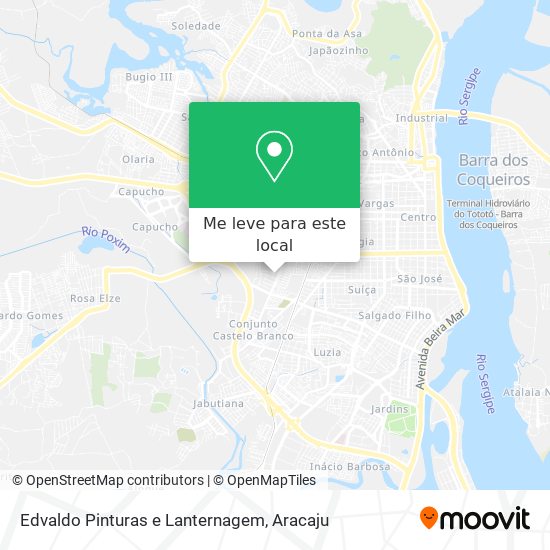 Edvaldo Pinturas e Lanternagem mapa
